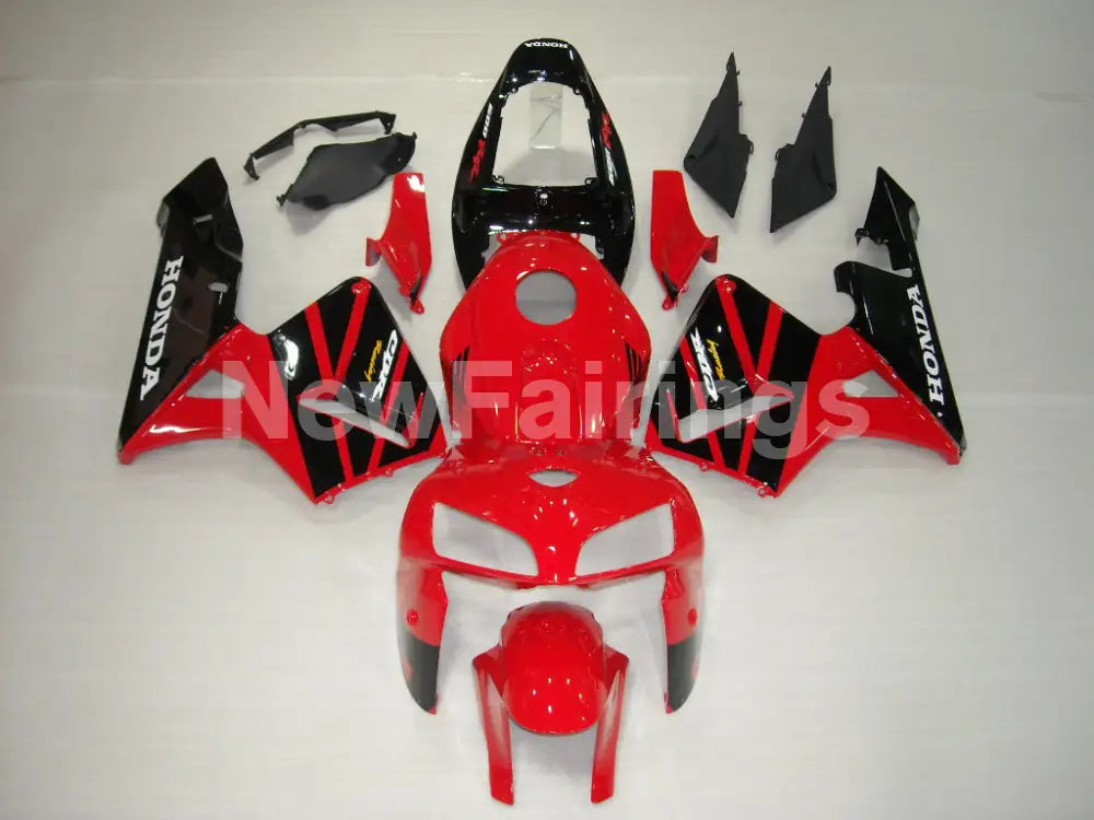 Red Black Factory Style - CBR600RR 05-06 Fairing Kit -