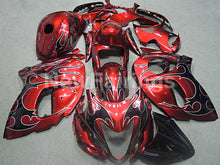 Laden Sie das Bild in den Galerie-Viewer, Red and Black Flame - GSX1300R Hayabusa 08-20 Fairing Kit