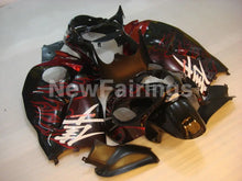 Laden Sie das Bild in den Galerie-Viewer, Red Black Flame - GSX1300R Hayabusa 99-07 Fairing Kit