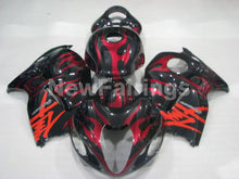 Laden Sie das Bild in den Galerie-Viewer, Red and Black Flame - GSX1300R Hayabusa 99-07 Fairing Kit