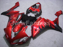 Laden Sie das Bild in den Galerie-Viewer, Red Black Flame - YZF-R1 07-08 Fairing Kit - Vehicles &amp;