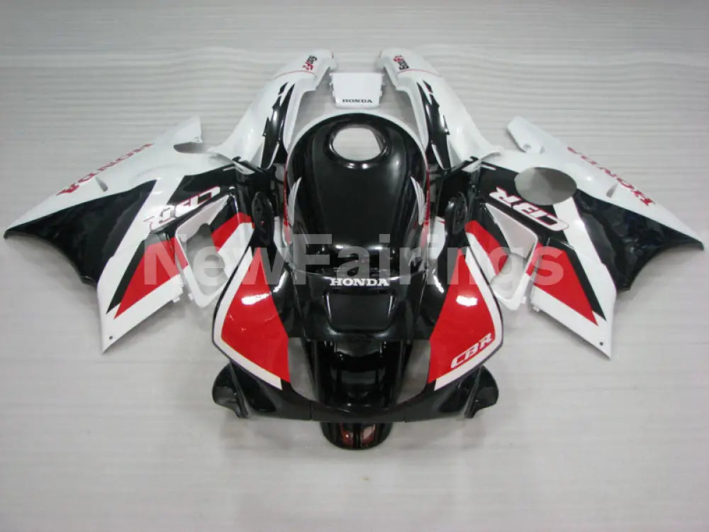 Red Black White Factory Style - CBR600 F2 91-94 Fairing Kit