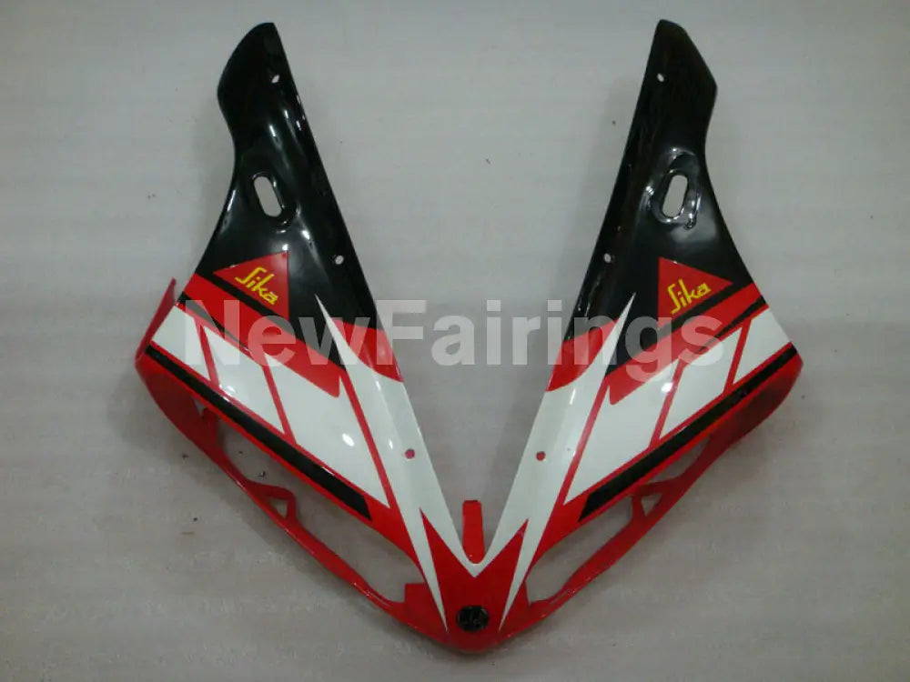 Red and Black White Santander - YZF-R1 04-06 Fairing Kit