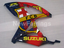 Laden Sie das Bild in den Galerie-Viewer, Red and Blue Yellow FCB - GSX-R600 06-07 Fairing Kit -