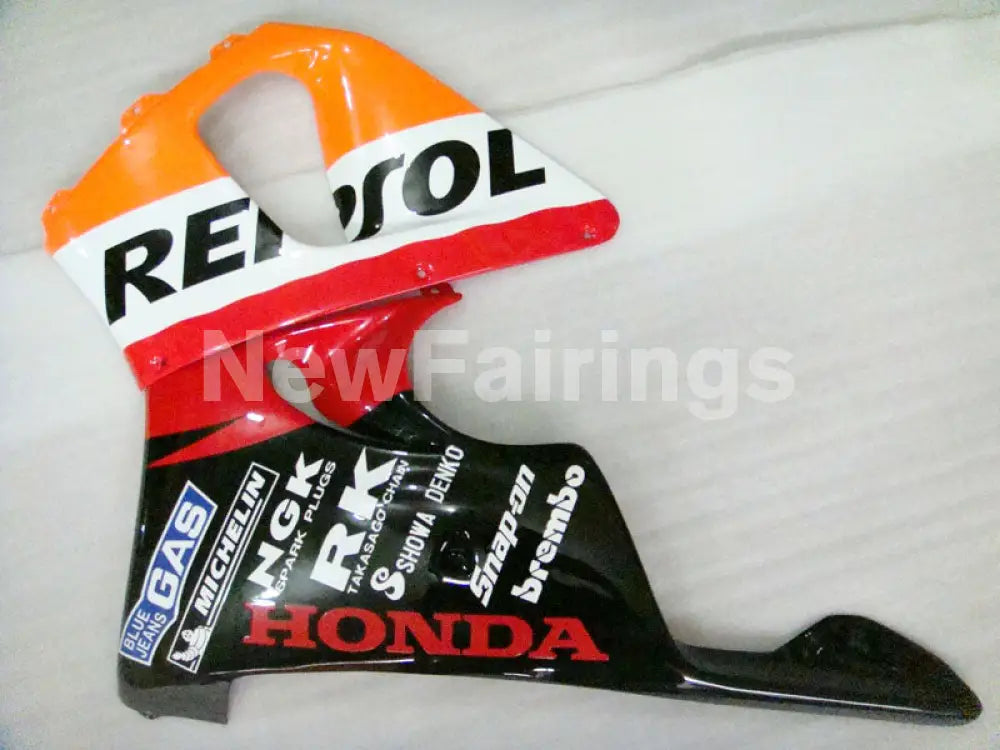 Red Orange and Black Repsol - CBR 919 RR 98-99 Fairing Kit -