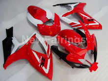 Laden Sie das Bild in den Galerie-Viewer, Red and White Black Factory Style - GSX-R600 06-07 Fairing