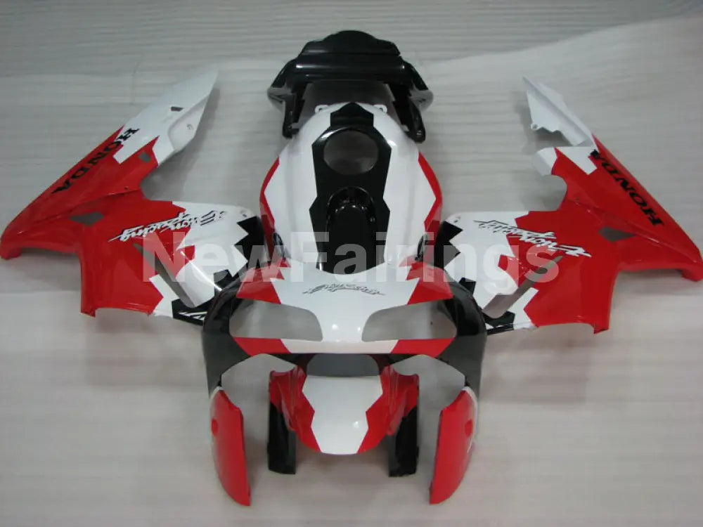 Red and White Racing - CBR600RR 03-04 Fairing Kit - Vehicles