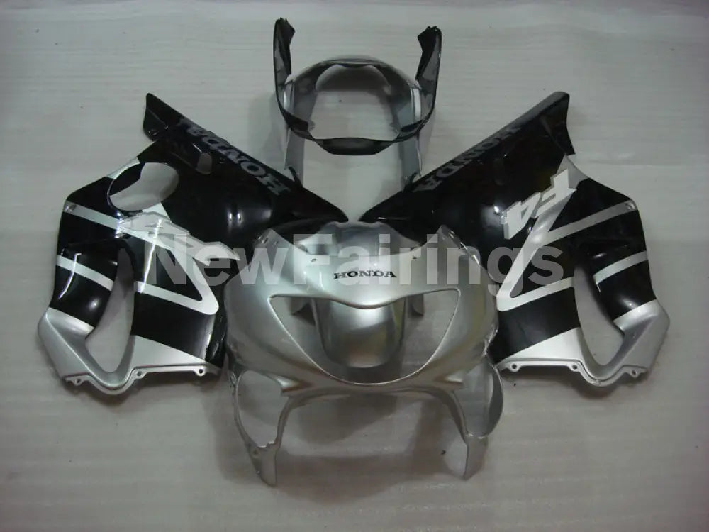 Silver and Black Factory Style - CBR600 F4 99-00 Fairing Kit