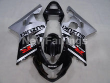 Laden Sie das Bild in den Galerie-Viewer, Silver and Black Factory Style - GSX-R750 04-05 Fairing Kit