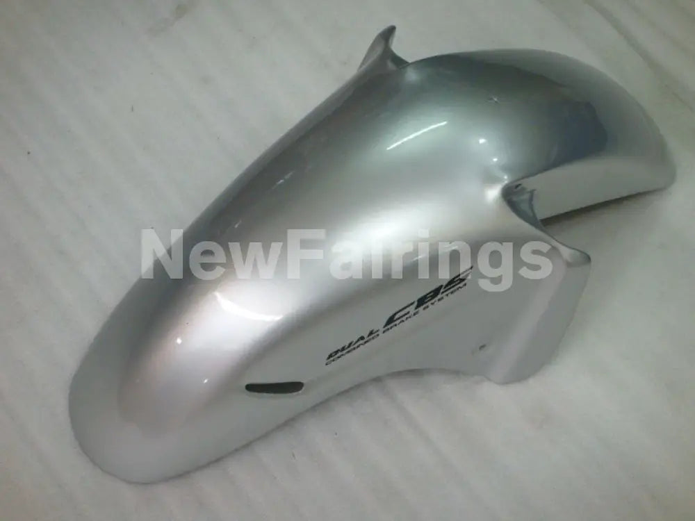 Silver and Black Flame - CBR 1100 XX 96-07 Fairing Kit -