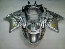 Laden Sie das Bild in den Galerie-Viewer, Silver and Black Flame - CBR 1100 XX 96-07 Fairing Kit -