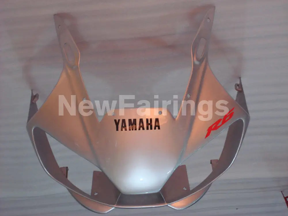 Silver and Matte Black Factory Style - YZF-R6 98-02 Fairing Kit Vehicles & Parts > Vehicle Parts & Accessories > Motor