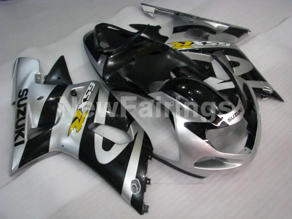 Silver and Black Factory Style - GSX-R750 00-03 Fairing Kit