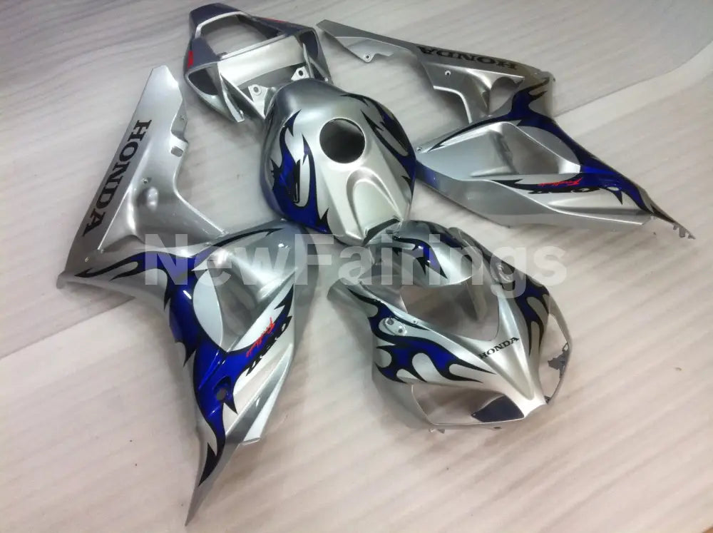 Silver Blue Flame - CBR1000RR 06-07 Fairing Kit - Vehicles &