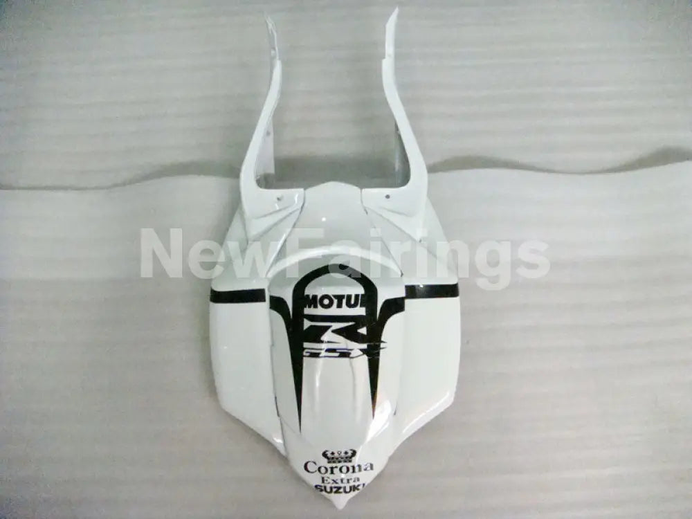 White and Black Corona - GSX-R600 08-10 Fairing Kit