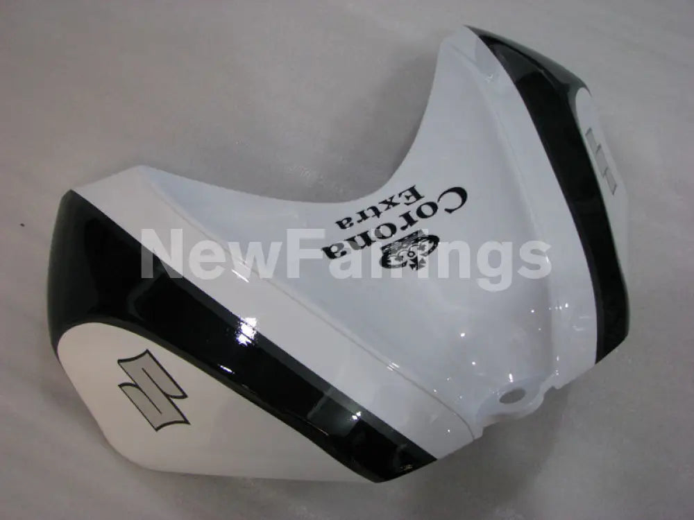 White and Black Corona - GSX-R750 06-07 Fairing Kit