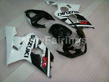 Laden Sie das Bild in den Galerie-Viewer, White and Black Factory Style - GSX-R750 04-05 Fairing Kit