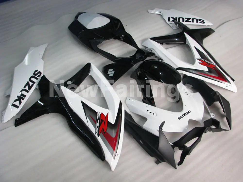 White and Black Factory Style - GSX-R750 08-10 Fairing Kit