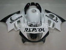 Laden Sie das Bild in den Galerie-Viewer, White and Black Repsol - CBR600 F3 97-98 Fairing Kit -