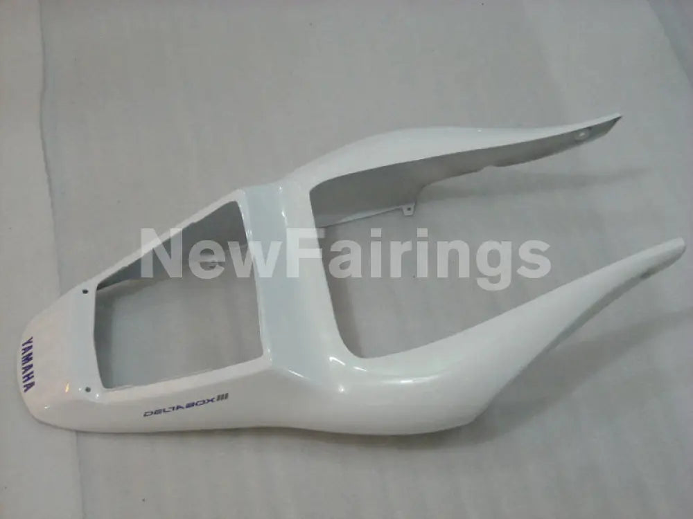 White and Blue Factory Style - YZF-R6 98-02 Fairing Kit Vehicles & Parts > Vehicle Parts & Accessories > Motor Vehicle