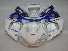 Laden Sie das Bild in den Galerie-Viewer, White and Blue Factory Style - YZF-R6 98-02 Fairing Kit Vehicles &amp; Parts &gt; Vehicle Parts &amp; Accessories &gt; Motor Vehicle