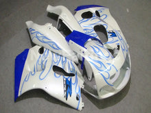 Laden Sie das Bild in den Galerie-Viewer, White and Blue Flame - GSX-R600 96-00 Fairing Kit - Vehicles