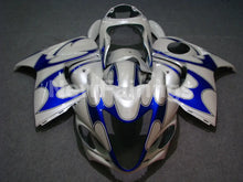 Laden Sie das Bild in den Galerie-Viewer, White and Blue Flame - GSX1300R Hayabusa 08-20 Fairing Kit