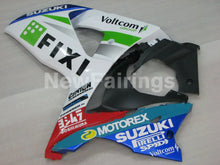 Laden Sie das Bild in den Galerie-Viewer, White and Blue MOTOREX - GSX - R1000 09 - 16 Fairing Kit