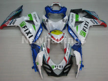 Laden Sie das Bild in den Galerie-Viewer, White and Blue MOTOREX - GSX - R1000 09 - 16 Fairing Kit