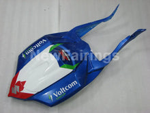 Laden Sie das Bild in den Galerie-Viewer, White and Blue Red MOTOREX - GSX-R600 08-10 Fairing Kit