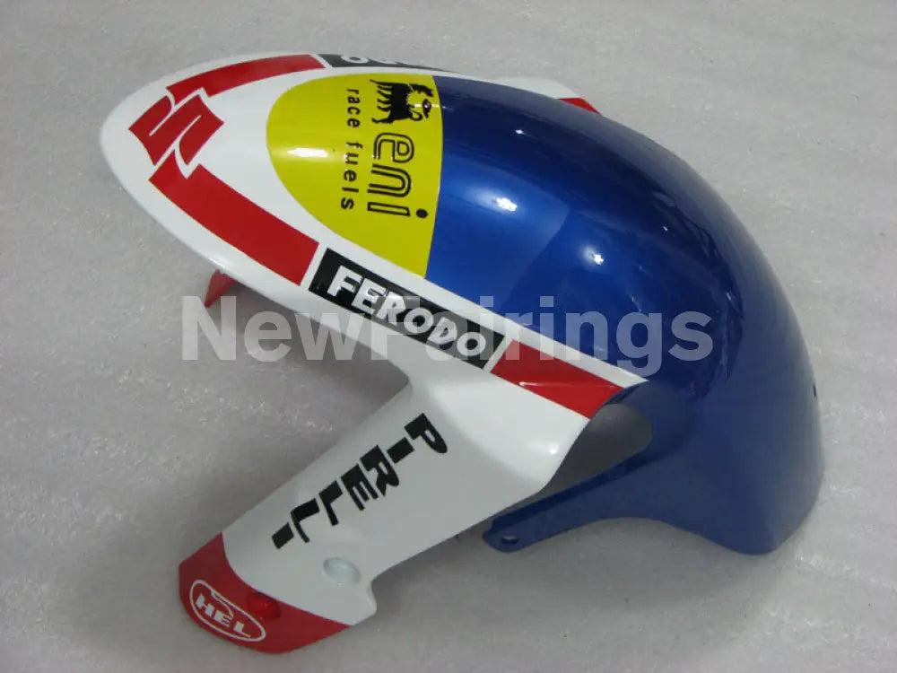 White and Blue Red MOTOREX - GSX-R600 08-10 Fairing Kit