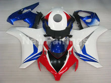 Laden Sie das Bild in den Galerie-Viewer, White and Blue Red No decals - CBR1000RR 08-11 Fairing Kit -