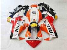 Laden Sie das Bild in den Galerie-Viewer, White and Orange Red Repsol - CBR1000RR 17-23 Fairing Kit -