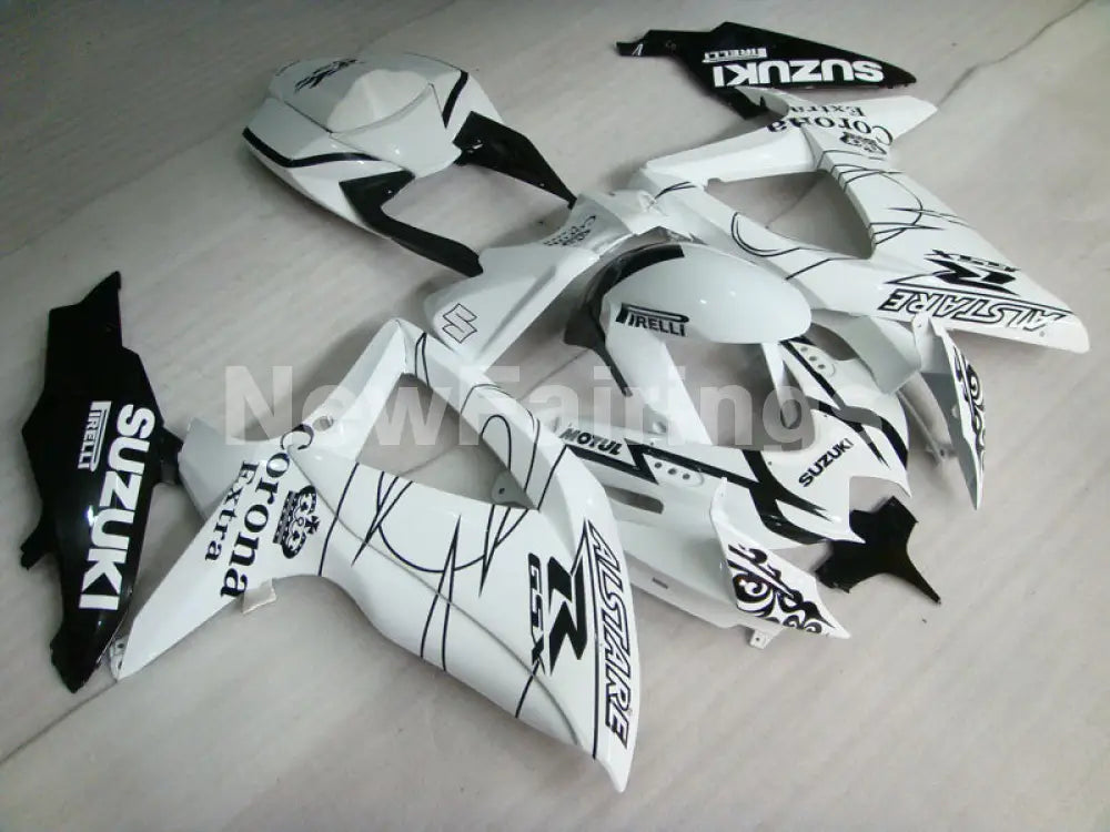 White Black Corona - GSX-R600 08-10 Fairing Kit - Vehicles