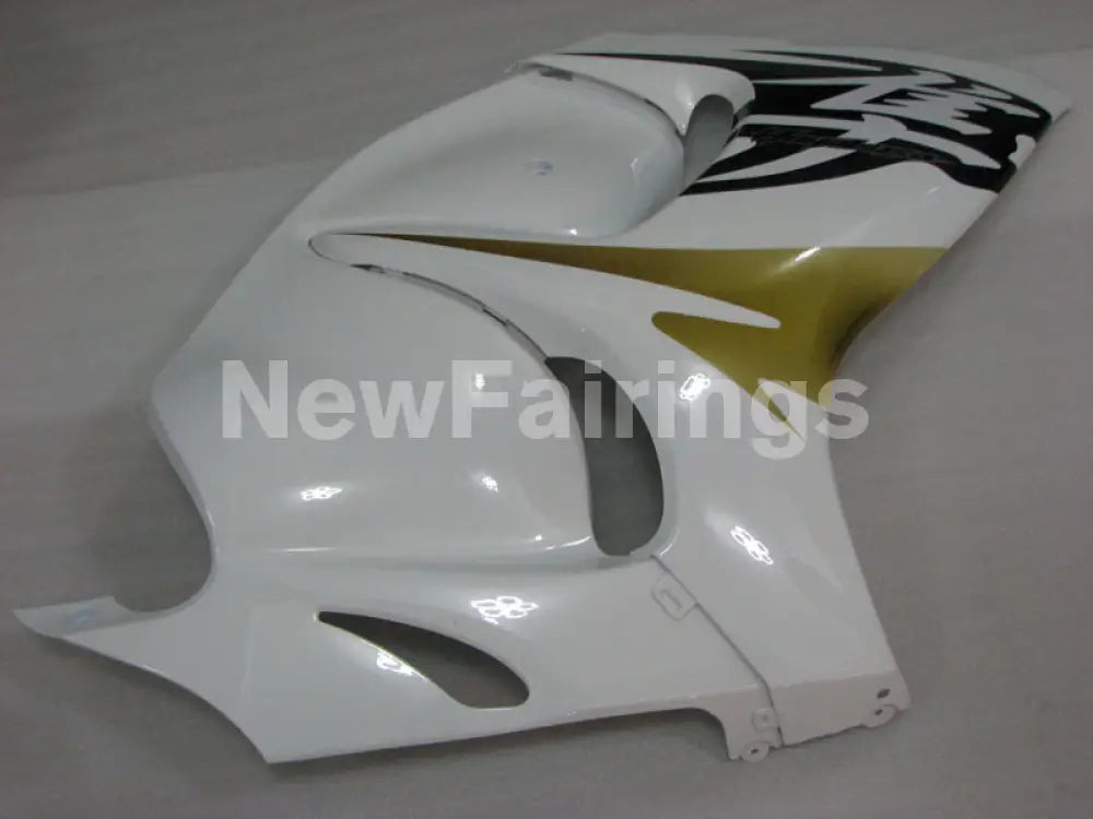 White with Black decals Factory Style - GSX1300R Hayabusa