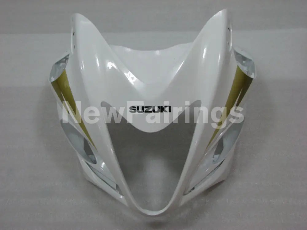 White with Black decals Factory Style - GSX1300R Hayabusa