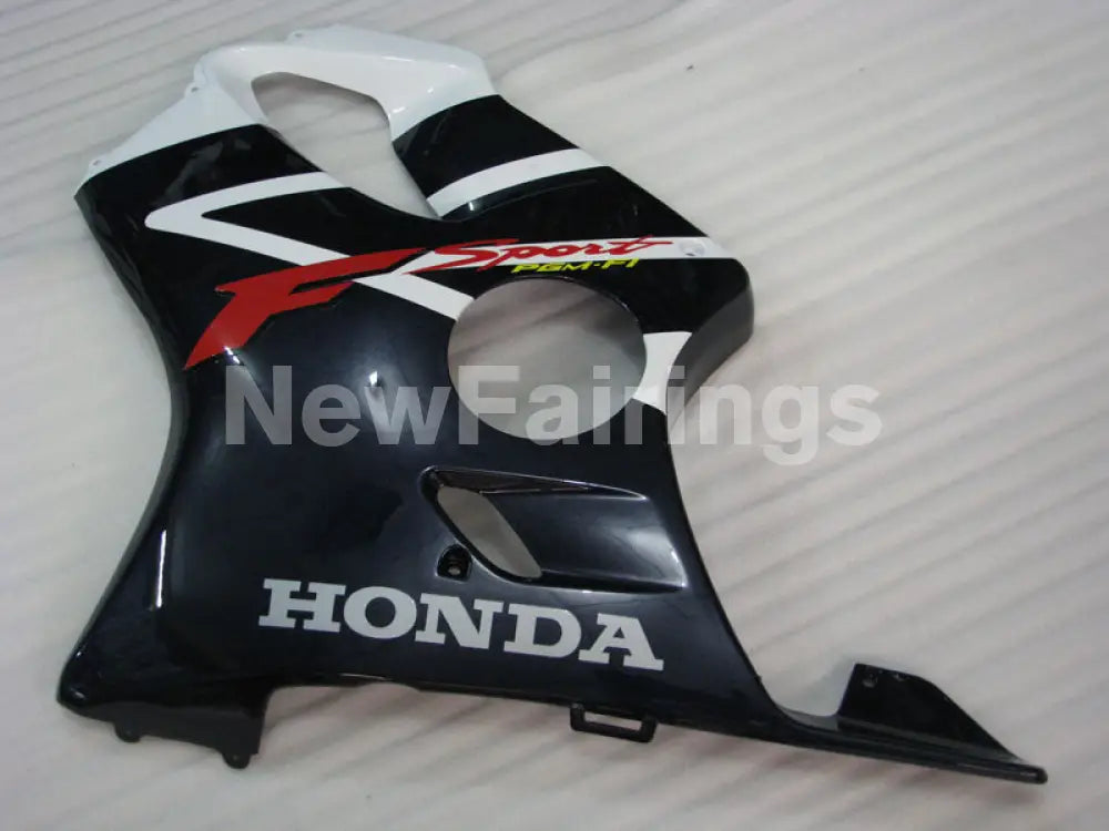 White and Black Factory Style - CBR600 F4i 01-03 Fairing Kit