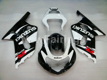 Laden Sie das Bild in den Galerie-Viewer, White and Black Factory Style - GSX-R600 01-03 Fairing Kit -