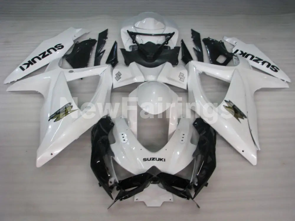 White Black Factory Style - GSX-R600 08-10 Fairing Kit