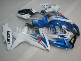 White Blue and Black Factory Style - GSX-R600 08-10 Fairing Kit