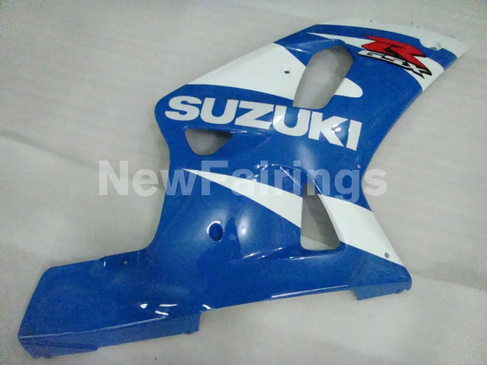 White Blue Black Factory Style - GSX-R600 01-03 Fairing Kit