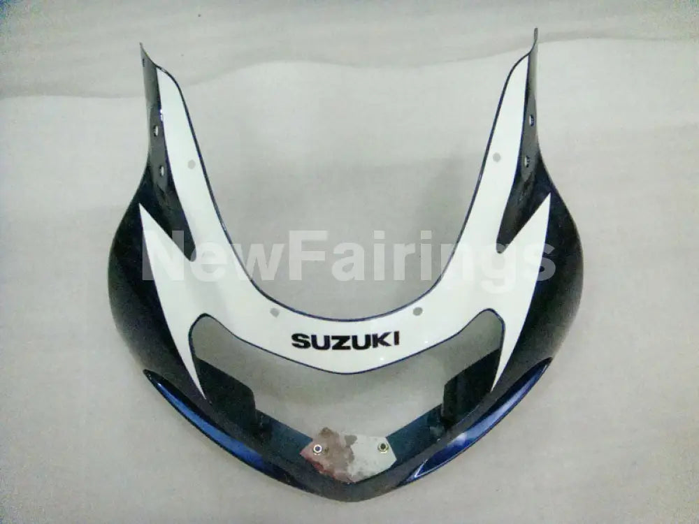 White Blue Black Factory Style - GSX-R600 01-03 Fairing Kit