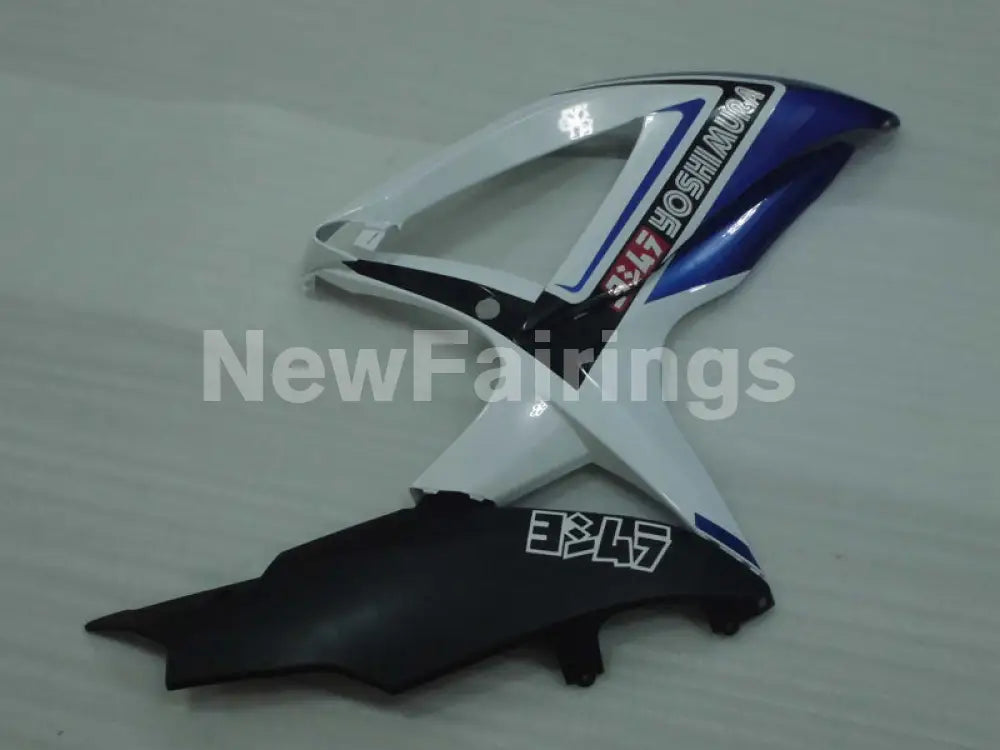 White and Blue Black Yoshimura - GSX-R750 08-10 Fairing Kit