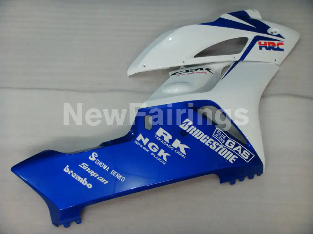 White and Blue Red HRC - CBR1000RR 04-05 Fairing Kit -