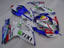 Laden Sie das Bild in den Galerie-Viewer, White and Blue Red MOTOREX - GSX-R600 06-07 Fairing Kit -