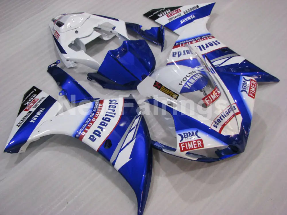 White Blue Sterilgarda - YZF-R1 09-11 Fairing Kit