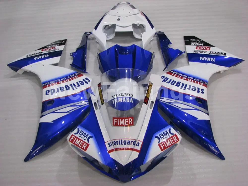 White Blue Sterilgarda - YZF-R1 09-11 Fairing Kit