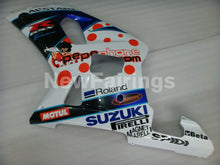 Laden Sie das Bild in den Galerie-Viewer, White and Blue Yellow Dark Dog - GSX-R750 00-03 Fairing Kit