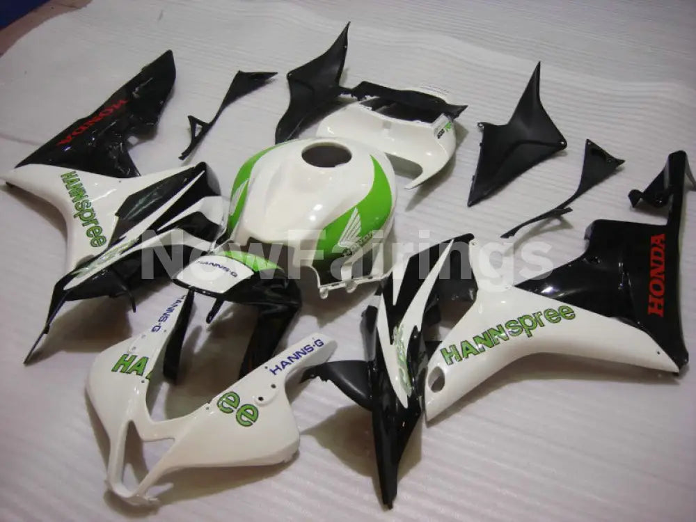 White Green and Black HANN Spree - CBR600RR 07-08 Fairing