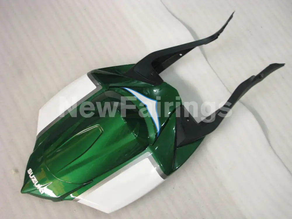 White and Green Corona - GSX-R750 08-10 Fairing Kit